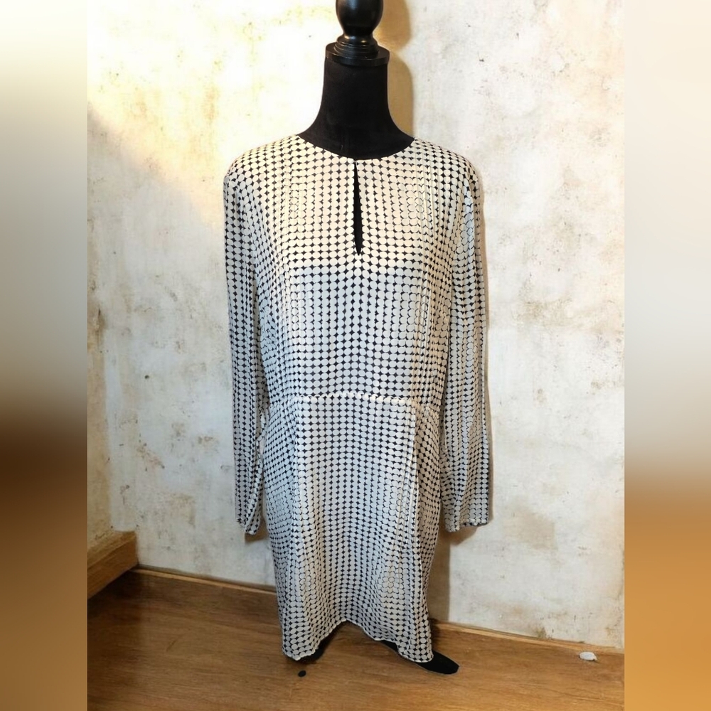 Reiss (Elissa Spot Print Flippy Mini Dress)
